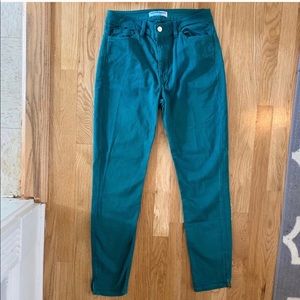 Vintage American Apparel teal jeans